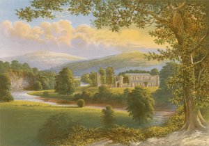 Bolton Manastırı (renkli gravür) by Alexander Francis Lydon