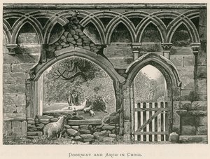 Koroda Bolton Manastırı, Kapı ve Kemer by Alexander Francis Lydon
