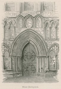 Bolton Manastırı, Batı Girişi by Alexander Francis Lydon