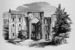 Kuzeyden Koro, Rievaulx Manastırı, c1880, 1897 by Alexander Francis Lydon