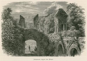 Batıdan Glastonbury Manastırı, İç, by Alexander Francis Lydon