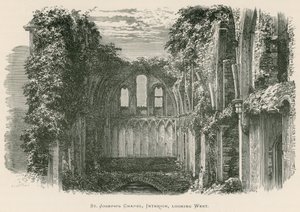 Glastonbury Manastırı, St Joseph Şapeli, İçişleri, Batı