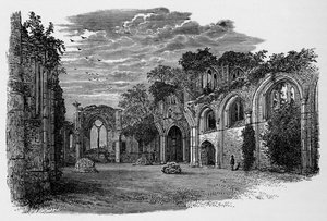 İç Mekan, Doğuya Bakmak, Netley Manastırı, c1880, 1897 by Alexander Francis Lydon