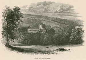 Jedburgh Manastırı, Güneydoğudan by Alexander Francis Lydon