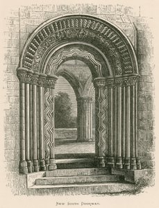 Jedburgh Manastırı, Yeni Güney Kapısı by Alexander Francis Lydon