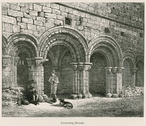 Kirkstall Manastırı, Bölüm Evi by Alexander Francis Lydon