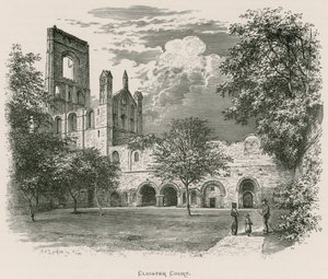 Kirkstall Manastırı, Manastır Mahkemesi by Alexander Francis Lydon
