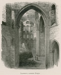 Kirkstall Manastırı, Transept, Kuzeye bakıyor by Alexander Francis Lydon