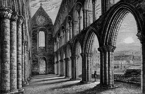Nave Görünümlü Batı, Jedburgh Manastırı, c1880, 1897 by Alexander Francis Lydon