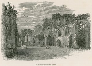 Netley Abbey, Interior, looking East  by Alexander Francis Lydon