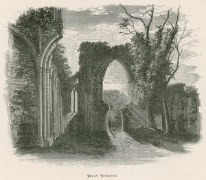 Netley Manastırı, Batı Penceresi by Alexander Francis Lydon