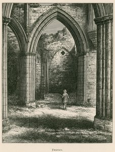 Rievaulx Abbey, Vestry  by Alexander Francis Lydon