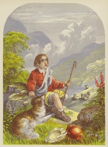 Aşağılama Vadisindeki Çoban Çocuk by Alexander Francis Lydon