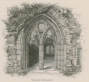 Tintern Manastırı, Sacristy Kapısı by Alexander Francis Lydon