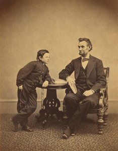 Abraham Lincoln ve oğlu Thomas (Tad)