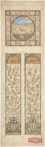 Vitray pencere tasarımı, 1866-92. by Alexander Gibbs