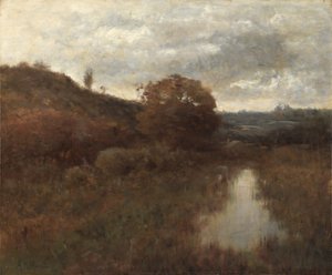 Sonbahar Peyzajı ve Havuz by Alexander Helwig Wyant
