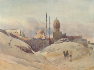 Kale, Kahire, Kum Fırtınasında, c1880 1905.