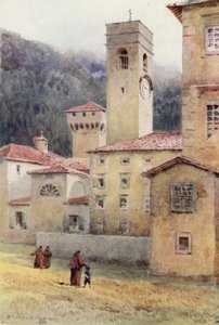 Vallombrosa, Abbey (renkli taş) by Alexander Henry Hallam Murray