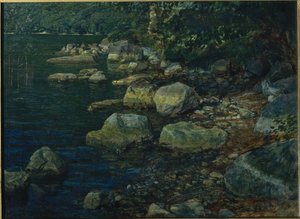 Palazzuola yakınlarındaki Su ve Taşlar by Alexander Ivanov