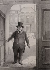 Giriş Kapısı, British Museum, Holborn, Londra, c1850 by Alexander O