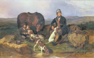 Orman Tavuğu Çekimi, 1848 by Alexander Rolfe