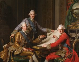 İsveç Kralı III. Gustav ve Kardeşleri, 1771