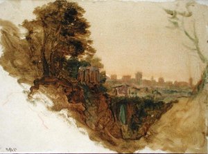 Tivoli (kağıt üzerine sulu boya)