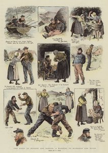 Homesh ve Hamish'in Öyküsü, Kocalar ve Karılara Bir Uyarı (chromolitho)