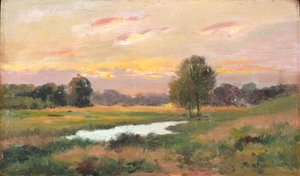 Brandywine Üzerine (tuval üzerine yağlıboya) by Alexander Theobald van Laer