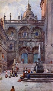 Santiago Di Compostela Katedrali, Güney Kapısı (renkli taş)