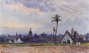 Valencia dışında (renkli taş) by Alexander Wallace Rimington