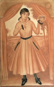 Sanatçının eşinin portresi, c. 1917