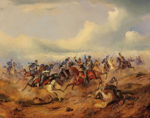 1848-1849 Macar Devriminden Bir Sahne, c. 1850.