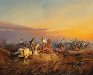 1848-1849 Macar Devriminden Bir Sahne, c. 1850.
