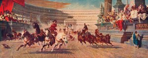 Bir Roma Araba Yarışı, c1882.