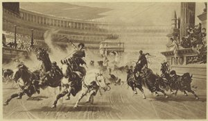 Araba Yarışı (fotogravür)