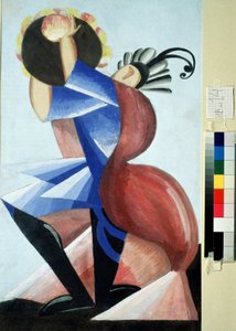 William Shakespeare'in "Romeo ve Juliet" adlı oyunu için tiyatro kostümü. Guaş, Alexandra Alexandrovna Exter (1882-1949) 1921 Devlet A. Radishchev Sanat Müzesi, Saratov by Alexandra Alexandrowna Exter