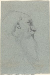 Sağa Bakan Sakallı Bir Adamın Başı by Alexandre Bida