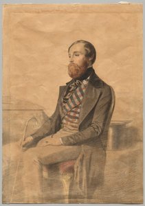 Alfred de Musset'in Portresi (1810-1857) by Alexandre Bida