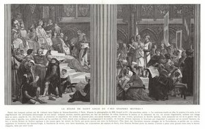 Saint Louis Saltanatı veya Büyük Eserleri by Alexandre Cabanel