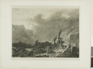 Alp Manzarası by Alexandre Calame