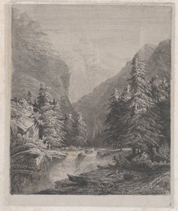 Manzara, 19. yüzyıl. by Alexandre Calame