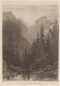 Alplerde çekilen görünüm by Alexandre Calame