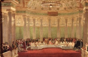Napolyon Bonapart (1769-1821) ve Marie-Louise de Habsbourg-Lorraine (1791-1847) 1810 Evlilik Şöleni by Alexandre Dufay