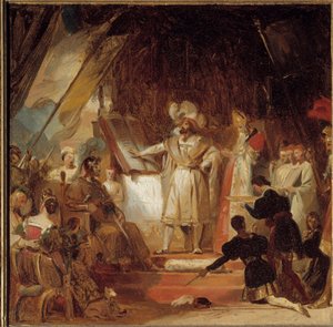 François I silah şövalyesi Bayard (16. yüzyıl). 20 Ocak 1515'te François, Bayard'ı Dauphiné'ye Korgeneral olarak atadım. Marignan'da, zafer akşamı, François "şövalyelik emrini elinden almak" istedim. Böylece sonraki m by Alexandre Evariste Fragonard