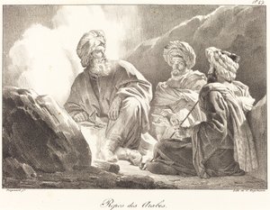 Arapların geri kalanı by Alexandre Evariste Fragonard
