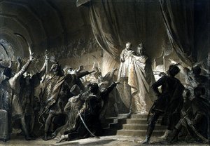 İmparatoriçe Maria-Theresa (1717-80) geleceğin II. Joseph