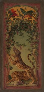 Üzüm Yiyen Bacchus Panterleri, yak. 1719-20. by Alexandre Francois Desportes