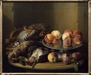 Natürmort, Oyun ve Pim Boyama Francois Desportes (1661-1743) 18. yüzyıl Paris, Dekoratif Sanatlar by Alexandre Francois Desportes